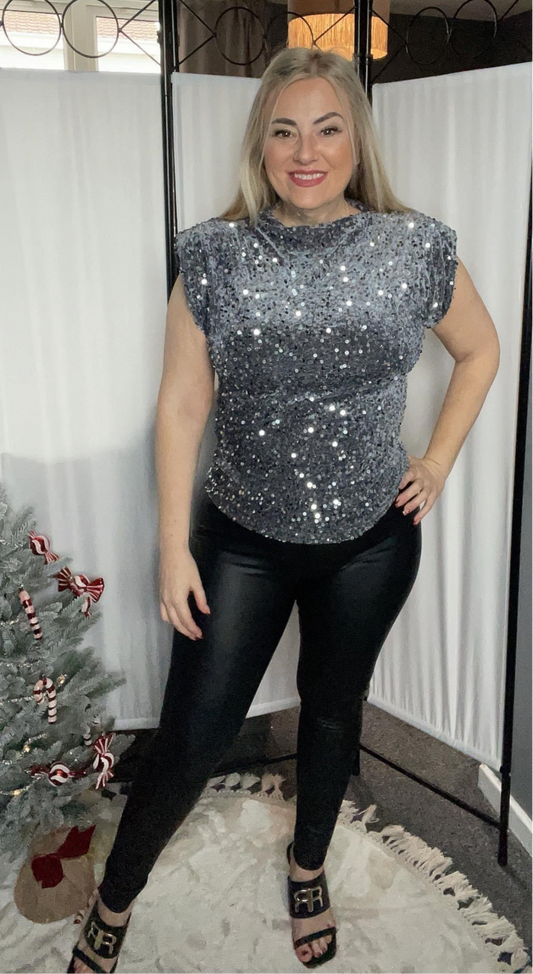 THE DISCO TOP - PEWTER