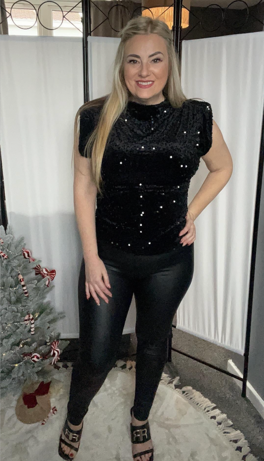 THE DISCO TOP - BLACK