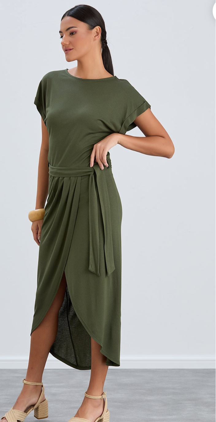 THE TAMMY DRESS - KHAKI