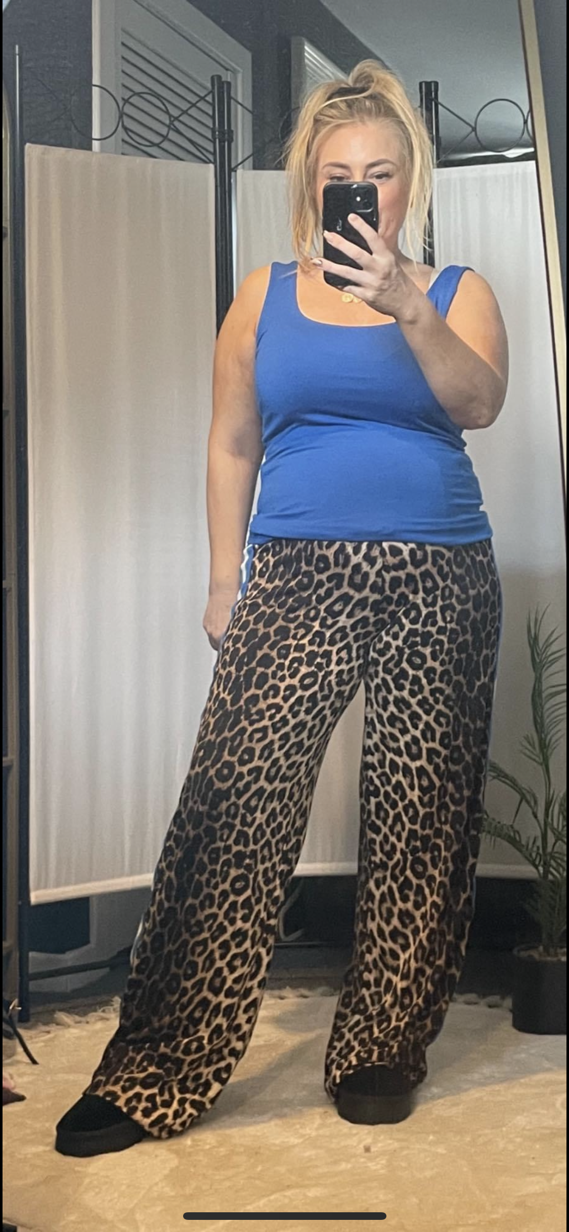 LEOPARD PRINT JOGGERS