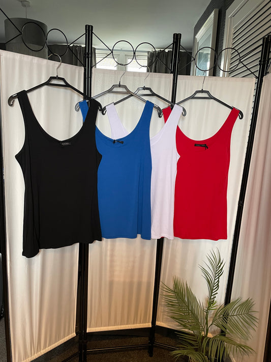 DOUBLE LAYER VEST TOPS